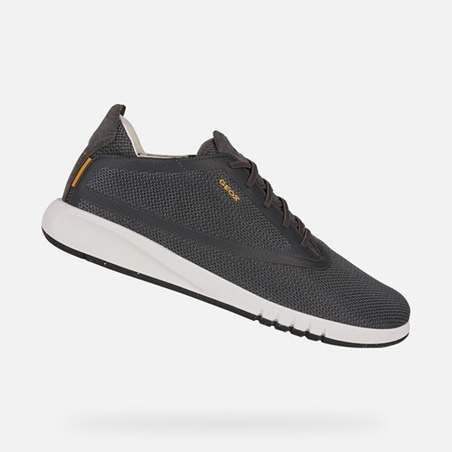 Geox Aerantis Sneakers Herren Anthracite | ZFP-468173