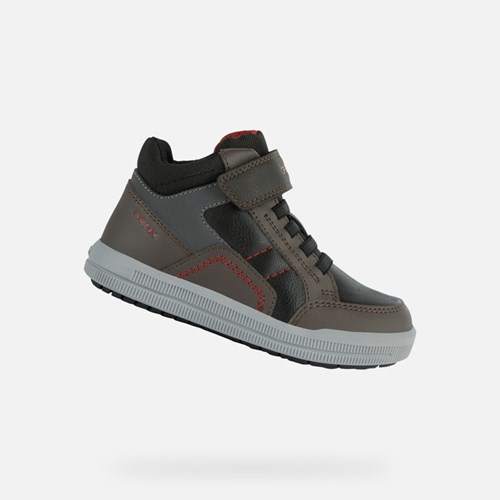 Geox Arzach Sneakers Jungen Kaffee Rot | LKZ-762034