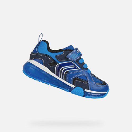 Geox Bayonyc Light-up Shoes Jungen Königsblau Hellblau | TEB-910645