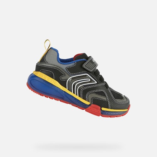 Geox Bayonyc Light-up Shoes Jungen Schwarz Mehrfarbig | WLR-169072