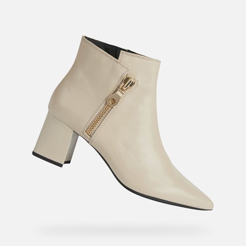 Geox Bigliana Hohe Schuhe Damen Hell | GMQ-085346