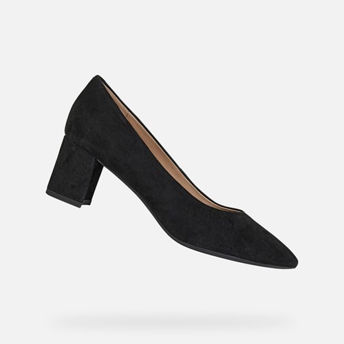 Geox Bigliana Hohe Schuhe Damen Schwarz | CXV-476389