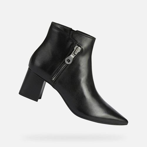 Geox Bigliana Hohe Schuhe Damen Schwarz | WZJ-123890