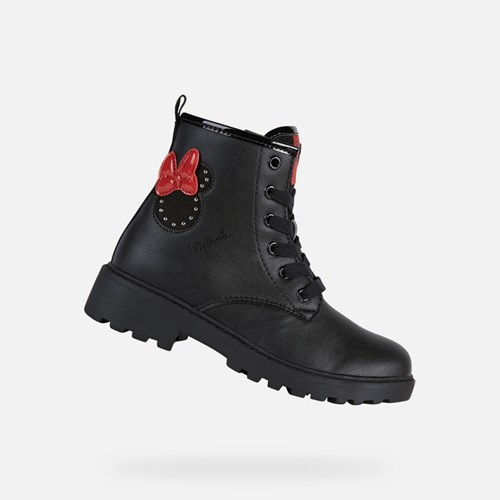 Geox Casey Mid-calf Boots Mädchen Schwarz | VOQ-794821