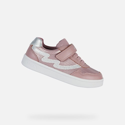 Geox Djrock Sneakers Mädchen Dunkelrosa | BZP-504231