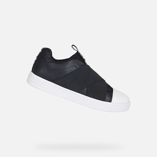 Geox Djrock Sneakers Mädchen Schwarz | YPH-903162
