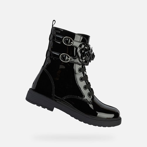 Geox Eclair Stiefeletten Mädchen Schwarz | UNC-951428