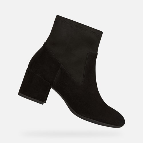 Geox Eleana Stiefeletten Damen Schwarz | CUQ-853042