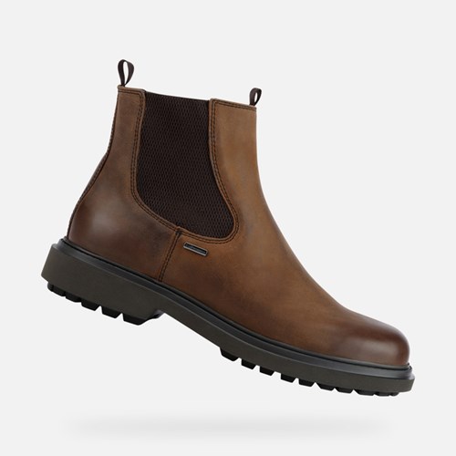 Geox Faloria Abx Stiefeletten Herren Kaffee | RZE-853417