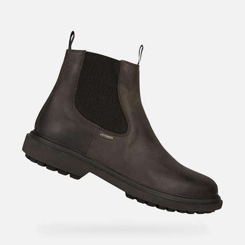 Geox Faloria Abx Stiefeletten Herren Schwarz | VCI-736820
