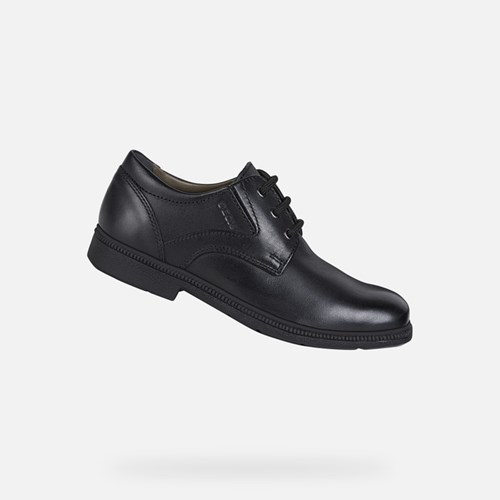 Geox Federico Einheitliche Schuhe Jungen Schwarz | YXR-025317