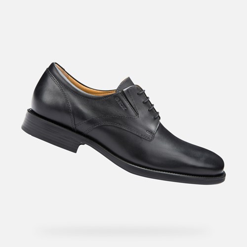 Geox Federico Lederschuhe Herren Schwarz | MVE-582037