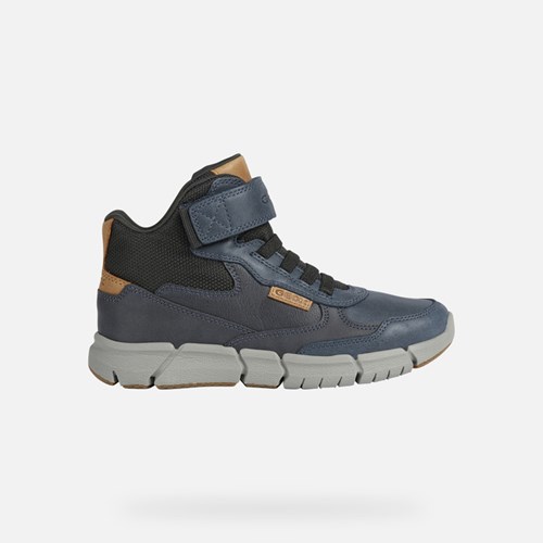 Geox Flexyper Mid-calf Boots Jungen Navy | SKH-971520