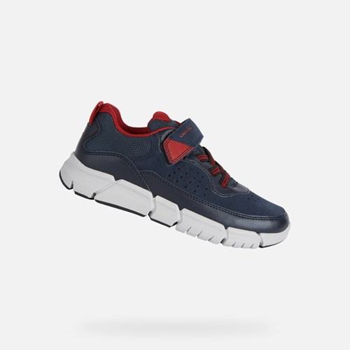 Geox Flexyper Sneakers Jungen Navy Rot | AYO-329580