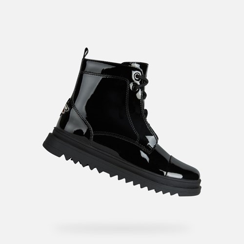 Geox Gillyjaw Stiefeletten Mädchen Schwarz | IYK-763940