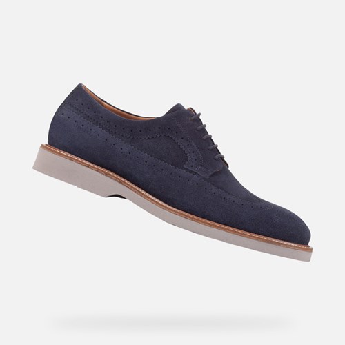 Geox Gubbio Freizeitschuhe Herren Navy | WOR-401972