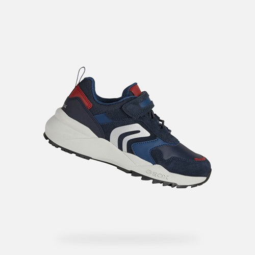 Geox Heevok Sneakers Jungen Navy Rot | EQW-619834