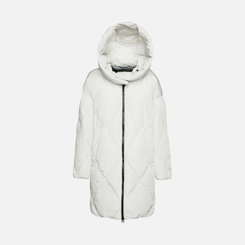 Geox Hoara Daunenjacken Damen Weiß | YKW-467051