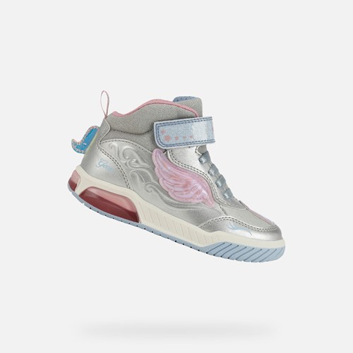 Geox Inek Light-up Shoes Mädchen Silber | OFC-185260