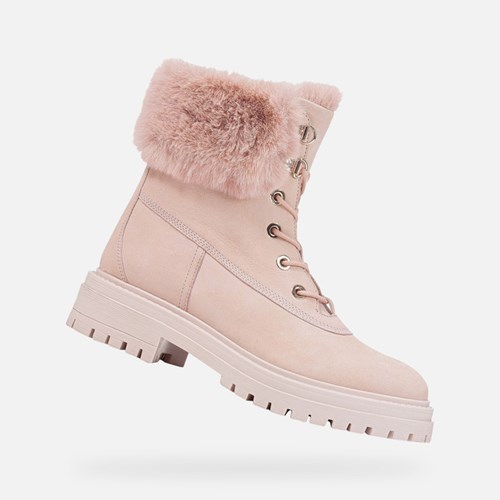 Geox Iridea Stiefeletten Damen Rosa | JAN-681329