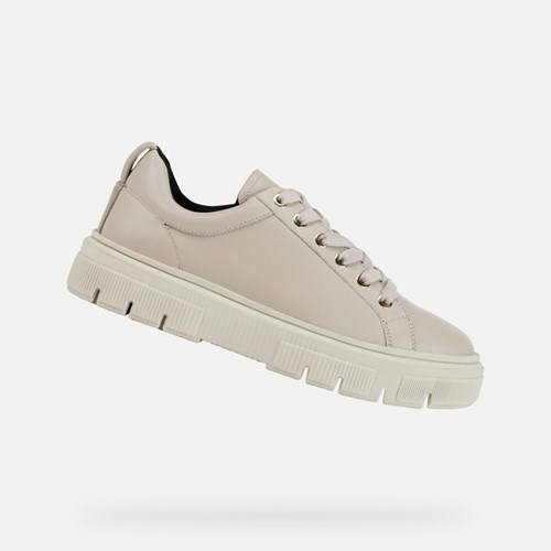 Geox Isotte Sneakers Damen Hell | VQI-309286