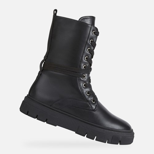Geox Isotte Stiefeletten Damen Schwarz | CVS-046859