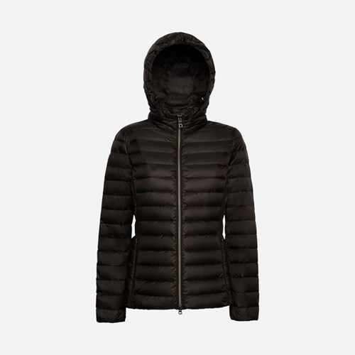Geox Jaysen Daunenjacken Damen Schwarz | JVU-603284
