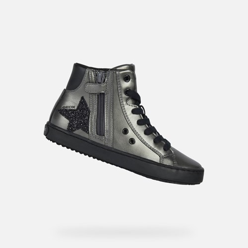 Geox Kalispera Sneakers Mädchen Dunkelgrau | ONI-768519