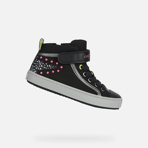 Geox Kalispera Sneakers Mädchen Schwarz | PIB-471529