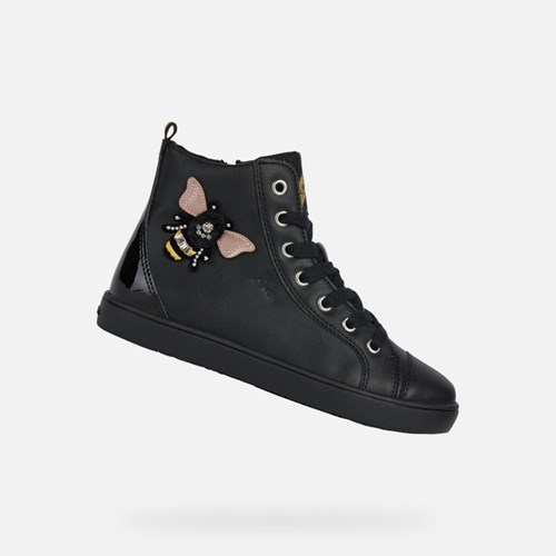 Geox Kathe Sneakers Mädchen Schwarz | FQX-798406