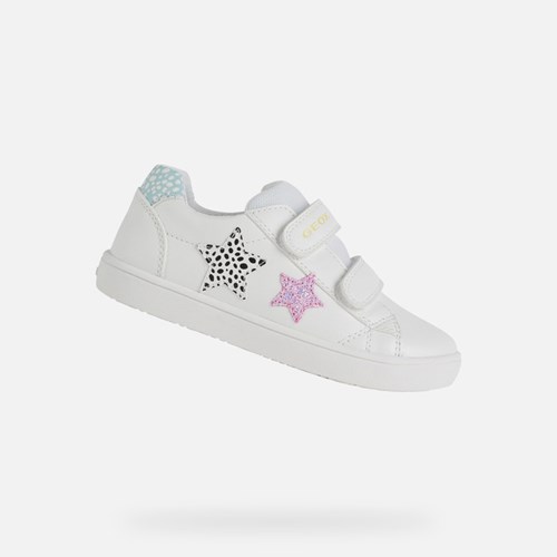 Geox Kathe Sneakers Mädchen Weiß | NIH-781560