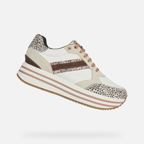 Geox Kency Sneakers Damen Weiß | XLO-601927