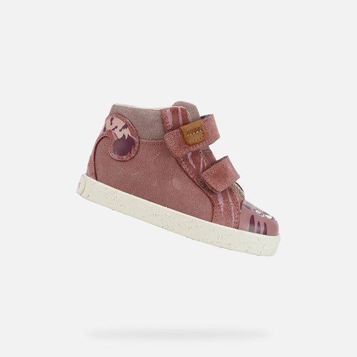 Geox Kilwi Mid-calf Boots Baby Dunkelrosa | RYJ-908456