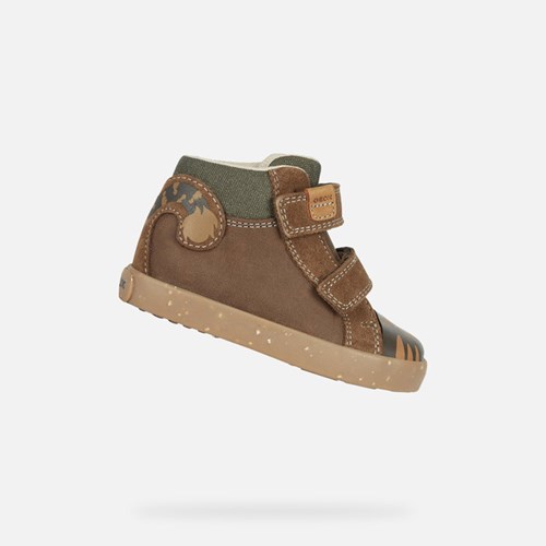 Geox Kilwi Sneakers Baby Braun Dunkelbraun | MOE-962853