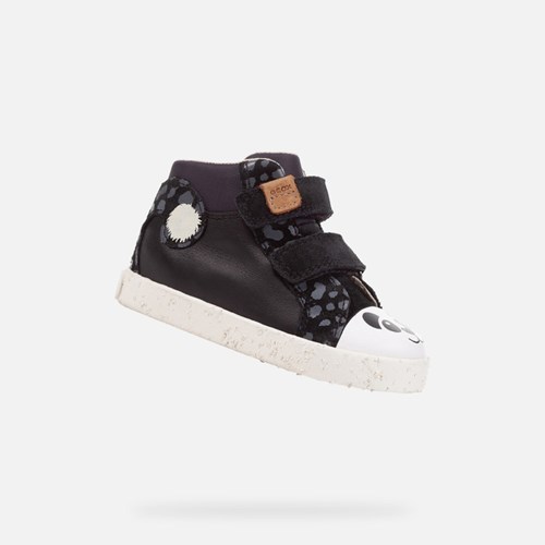 Geox Kilwi Sneakers Baby Schwarz | AHP-472089