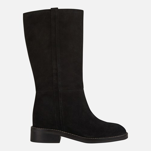 Geox Larysse Stiefel mit Absatz Damen Schwarz | YWT-964587