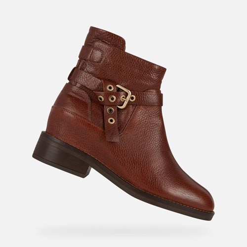 Geox Larysse Stiefeletten Damen Braun | ZJV-056148