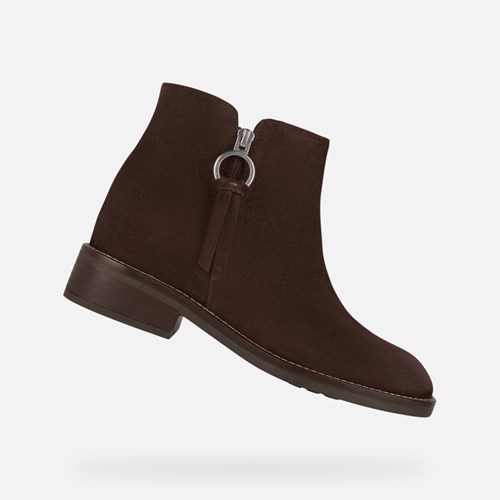Geox Larysse Stiefeletten Damen Kaffee | JIC-194687