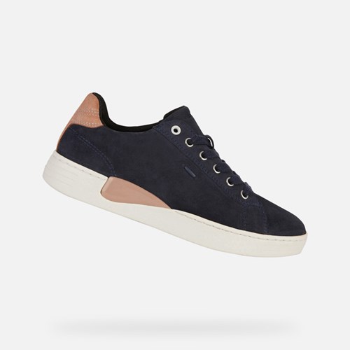 Geox Lauressa Sneakers Damen Dunkeldunkelrosa | DOT-697024