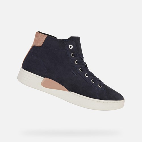 Geox Lauressa Sneakers Damen Dunkeldunkelrosa | WKZ-178642