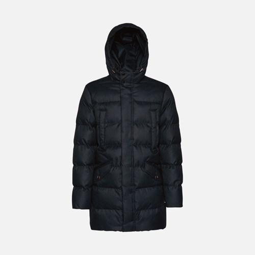 Geox Levico Daunenjacken Herren Schwarz | XOD-158439