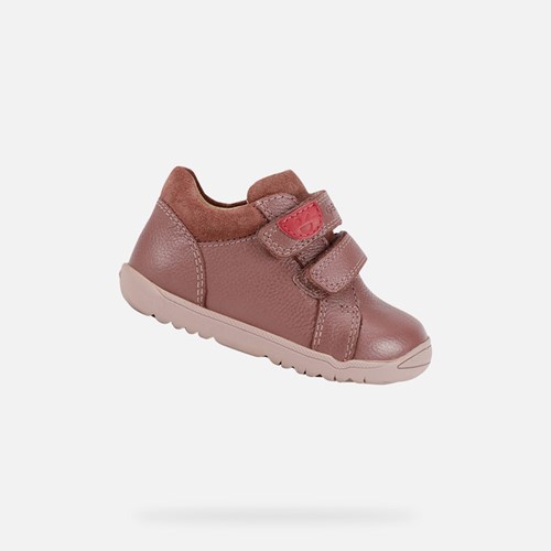 Geox Macchia Mid-calf Boots Baby Dunkelrosa | GWR-728934