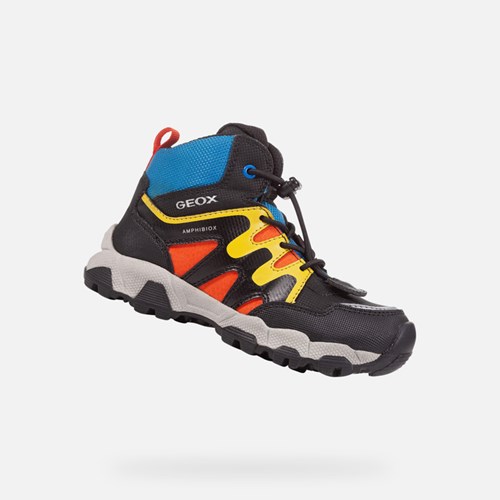Geox Magnetar Abx Sneakers Jungen Schwarz | ROJ-157394