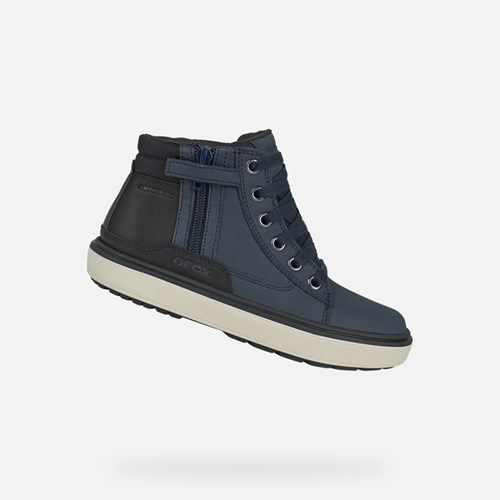 Geox Mattias Abx Mid-calf Boots Jungen Navy Schwarz | BZJ-731096