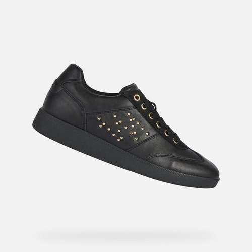 Geox Meleda Sneakers Damen Schwarz | AWY-013526