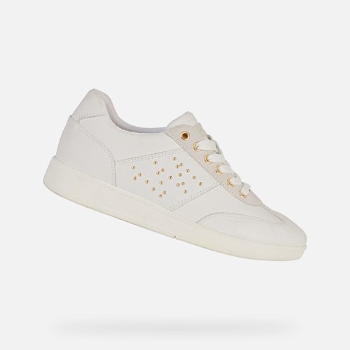 Geox Meleda Sneakers Damen Weiß | RVQ-451087
