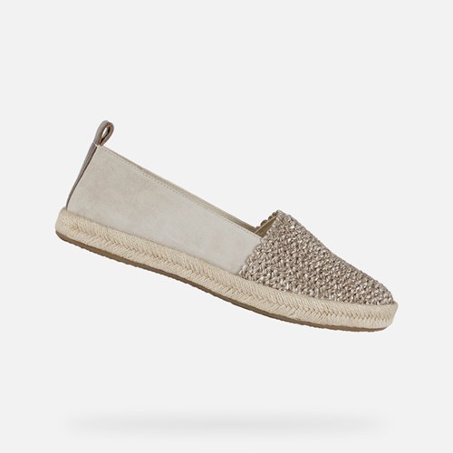 Geox Modesty Sneakers Damen Taupe / Ice | JDF-620743