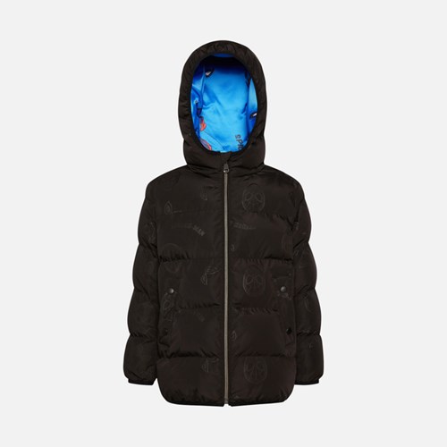 Geox Moner Jacke Jungen Schwarz | FPH-401935