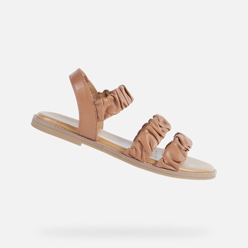 Geox Naileen Sandalen Damen Braun | ZYI-236801