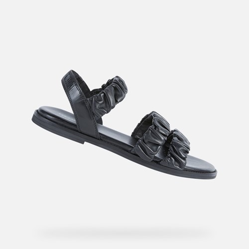 Geox Naileen Sandalen Damen Schwarz | COY-065793